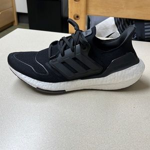 Black and white adidas ultra boost 22.